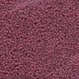 Miyuki Delica 11/0, Dyed Opaque Wine, 5g
