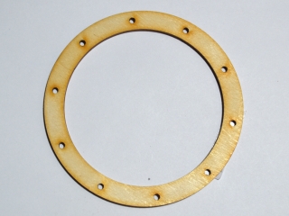 Překližkový kruh, pr. 10 cm, 1 ks
