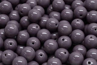 Mačkané kuličky, 8 mm, fialová, 15 ks