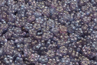 Kytičky pomněnky, 5 x 5 mm, průhledná fialová, listr, 5 gr