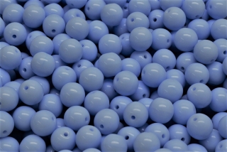 Mačkané kuličky, 6 mm, světle modrá, 30 ks
