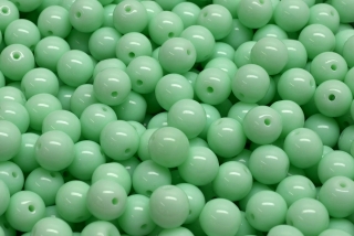 Mačkané kuličky, 6 mm, světle zelená, 30 ks