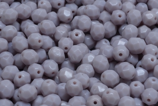 Broušené korálky, fialové, 6 mm, 20 ks