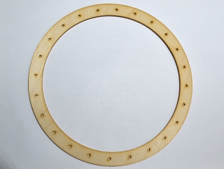 Překližkový kruh, pr. 25 cm, 1 ks